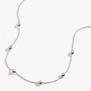 Sterling Silver Station Necklace